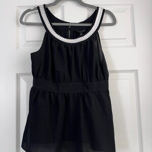 The Limited Black Top with White Accents